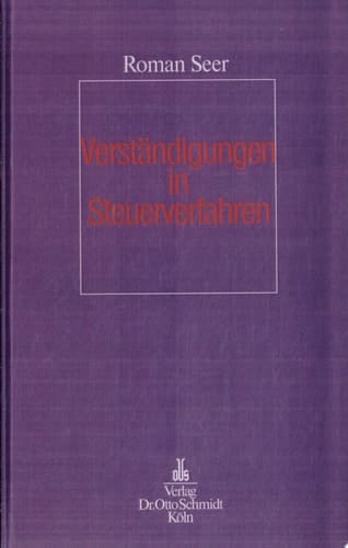 Verständigungen in Steuerverfahren