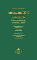 Jahresband 2010 Kurzkommentar. Änderungen EStG und KStG 2009. Sonderdruck aus Herrmann/Heuer/Raupach, EStG und KStG Kommentar. EStG und KStG Kommentar