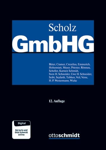 GmbH-Gesetz, Band 3 Kommentar mit Anhang Konzernrecht