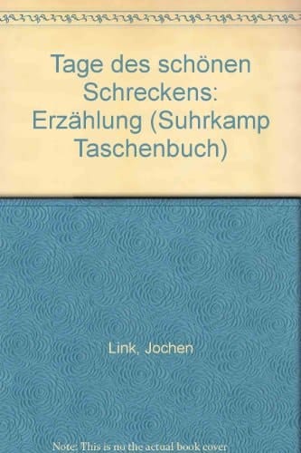 Tage des schönen Schreckens: Erzählung (Suhrkamp Taschenbuch) (German Edition)