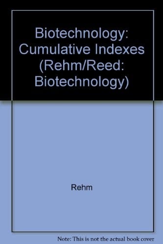 Biotechnology, Cumulative Indexes