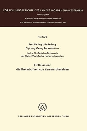 Einflüsse auf die Brennbarkeit von Zementrohmehlen