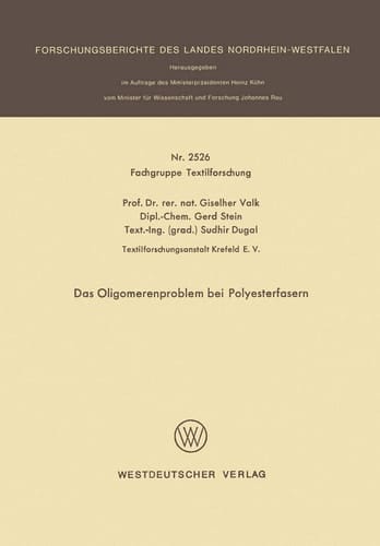 Das Oligomerenproblem bei Polyesterfasern