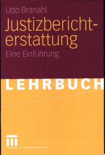 Justitzberichterstattung Eine Einführung