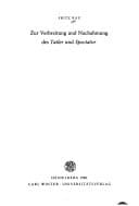 Zur Verbreitung und Nachahmung des Tatler und Spectator