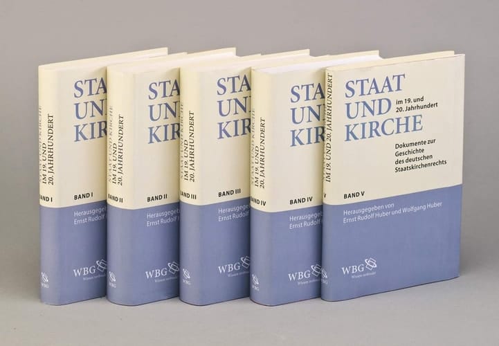Staat und Kirche im 19. und 20. Jahrhundert Dokumente zur Geschichte des deutschen Staatskirchenrechts
