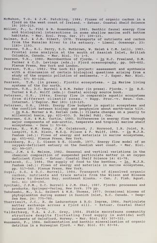 Coastal-Offshore Ecosystem Interactions Proceedings of a Symposium sponsored by SCOR, UNESCO, San Francisco Society, California Sea Grant Program, and U.S. Dept. of Interior, Mineral Management Service held at San Francisco State University, Tiburon, California, April 7–22, 1986