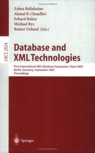 Database and XML technologies