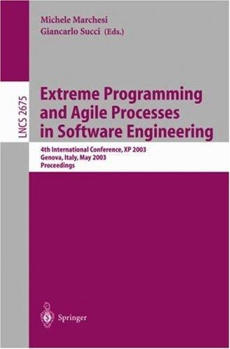 Extreme programming and agile processes in software engineering