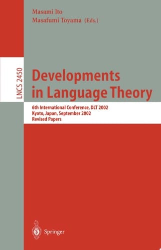 Developments in Language Theory
