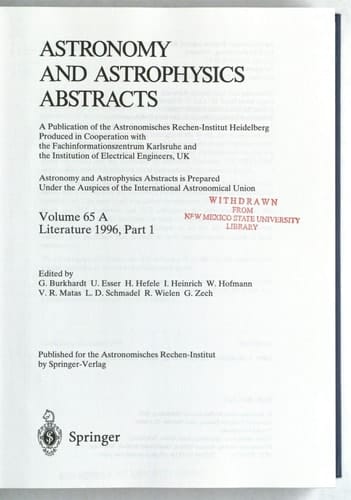 Literature 1996, Part 1