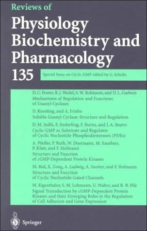 Reviews of Physiology, Biochemistry and Pharmacology Special Issue on Cyclic GMP