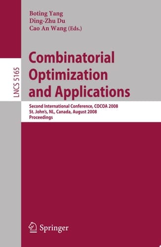 Combinatorial Optimization and Applications