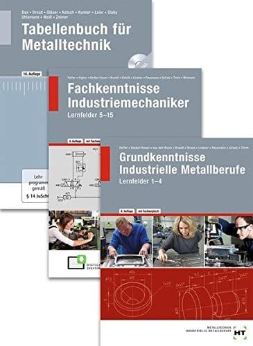 Paketangebot Der Industriemechaniker Lernfelder 1-15 + Tabellenbuch