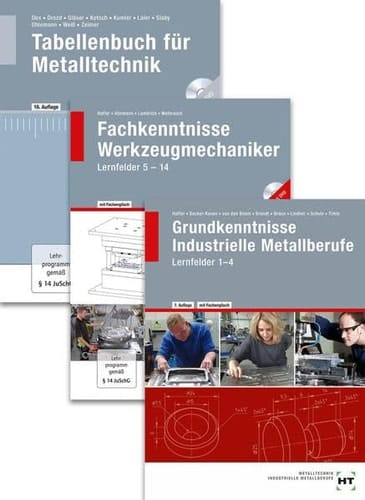 Paketangebot Werkzeugmechaniker Lernfelder 1-14 + Tabellenbuch