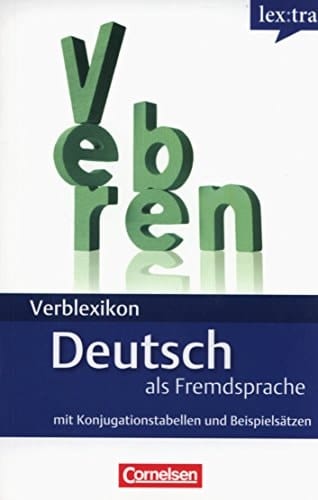 Verblexikon Deutsch als Fremdsprache mit Konjugationstabellen und Beispielsätzen