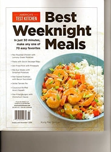 Americas Test Kitchen Best Weeknight Meals