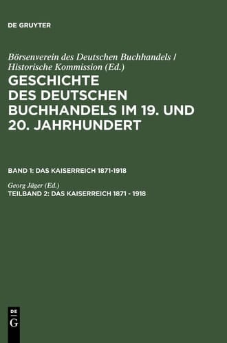 Das Kaiserreich 1871 - 1918