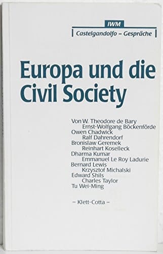 Europa und die Civil Society: Castelgandolfo-Gespräche, 1989 (German Edition)