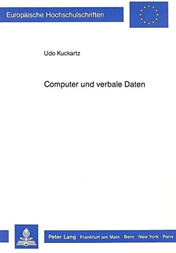Computer und verbale Daten Chancen zur Innovation sozialwissenschaftlicher Forschungstechniken