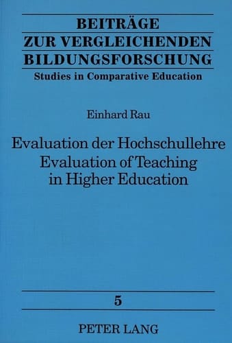 Evaluation der Hochschullehre eine kommentierte Bibliographie
