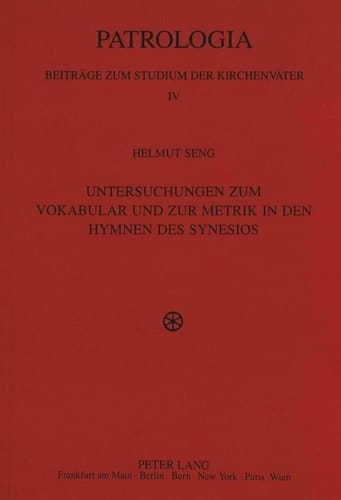Untersuchungen zum Vokabular und zur Metrik in den Hymnen des Synesios