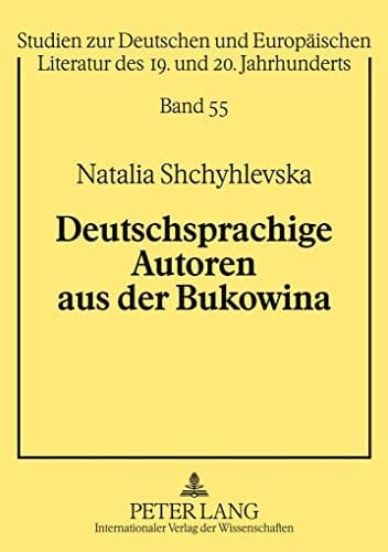 Deutschsprachige Autoren aus der Bukowina die kulturelle Herkunft als bleibendes Motiv in der Identitätssuche deutschsprachiger Autoren aus der Bukowina ; untersucht anhand der Lyrik von Paul Celan, Rose Ausländer, Alfred Kittner, Alfred Gong, Moses Rosenkranz, Immanuel Weißglas, Alfred Margul-Sperber, Selma Meerbaum-Eisinger, Klara Blum, Else Keren