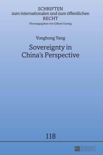 Sovereignty in China's Perspective