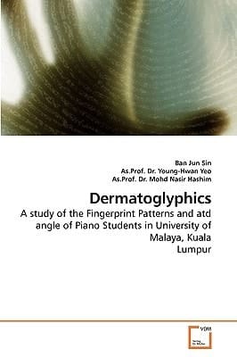 Dermatoglyphics: A study of the Fingerprint Patterns and atd angle of Piano Students in University of Malaya, Kuala Lumpur