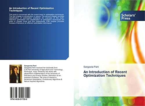 An Introduction of Recent Optimization Techniques