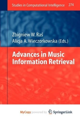 Advances in Music Information Retrieval