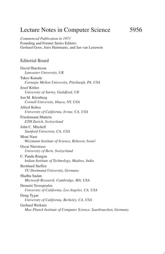 Foundations of Information and Knowledge Systems 6th International Symposium, FoIKS 2010, Sofia, Bulgaria, February 15-19, 2010. Proceedings