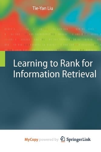 Learning to Rank for Information Retrieval
