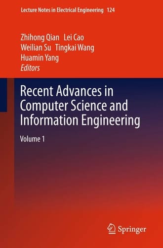 Recent Advances in Computer Science and Information Engineering Volume 1