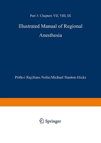 Illustrated Manual of Regional Anesthesia Part 3: Transparencies 43–62