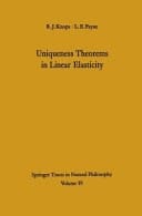 Uniqueness Theorems in Linear Elasticity