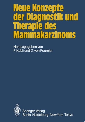 Neue Konzepte der Diagnostik und Therapie des Mammakarzinoms Bericht über die 1. wissenschaftliche Tagung der Deutschen Gesellschaft für Senologie: Vor- und Frühstadien des Mammakarzinoms