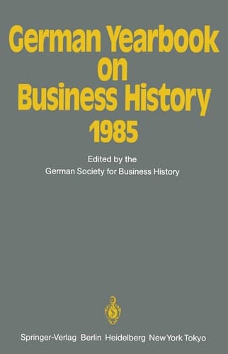 German Yearbook on Business History 1985