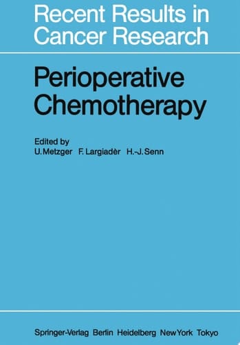 Perioperative Chemotherapy Rationale, Risk and Results