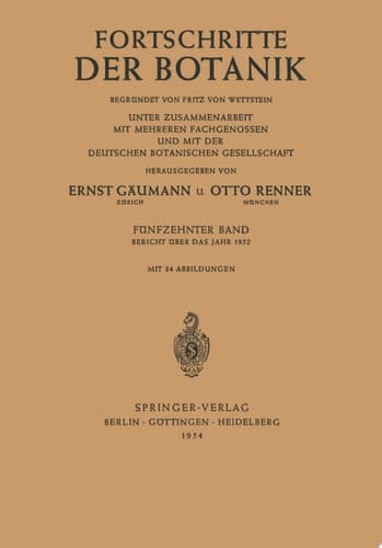 Bericht Über das Jahr 1952