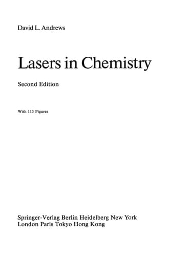 Lasers in Chemistry