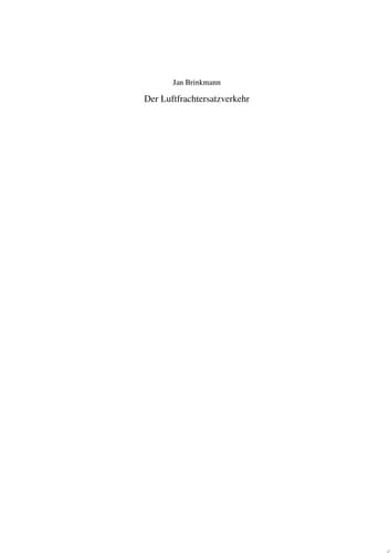 Der Luftfrachtersatzverkehr die Haftung beim Trucking nach dem Montrealer Übereinkommen