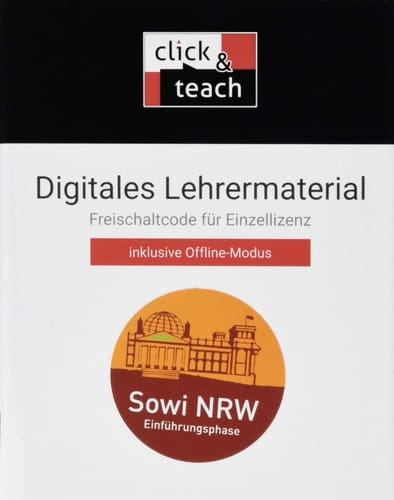 Sowi NRW click & teach E-Phase Box - neu Digitales Lehrermaterial (Karte mit Freischaltcode)