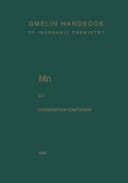 Mn Manganese Coordination Compounds 7