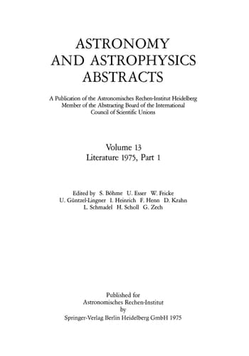 Literature 1975, Part 1