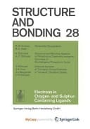 Electrons in Oxygen- and Sulphur Containing Ligands