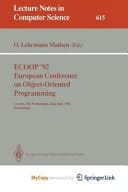 Ecoop '92. European Conference on Object-Oriented Programming