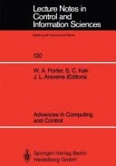Advances in Computing and Control