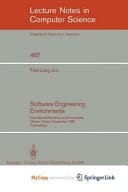 Software Engineering Environments