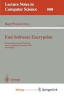 Fast Software Encryption Second International Workshop, Leuven, Belgium, December 14-16, 1994. Proceedings
